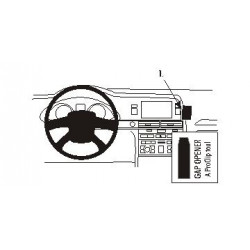 Brodit ProClip Angled Mount, high, Audi A6/S6 04-09