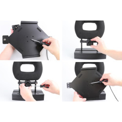 Brodit holder m/key-lock for Ipad 12.9 6 gen.