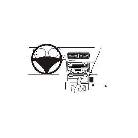 Brodit ProClip Console Mount- BMW 1-series E81/E82/E87/E88 05-11