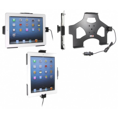 Brodit Aktiv Bilholder Apple iPad 4th Gen (A1458, A1459, A1460)   m.fl.- Aktiv holder med cigg-kontakt (521520)
