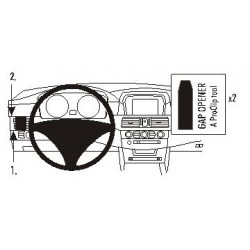 Brodit ProClip Left Mount BMW 5-series M5 E60, E61 04-10