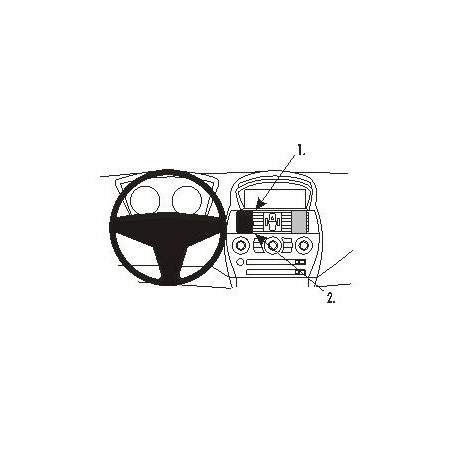 Brodit ProClip Center Mount BMW 6-series E63, E64 04-10