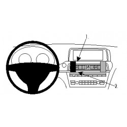 Brodit ProClip Center Mount BMW 6-series F06, F12, F13 12-19