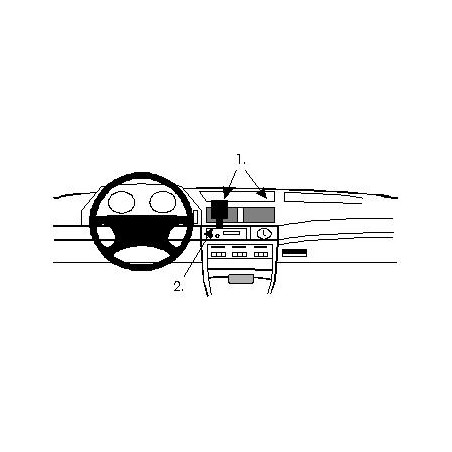 Brodit ProClip Center Mount BMW 7-series E32 87-93