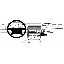 Brodit ProClip Angled Mount BMW 7-series E32 87-93