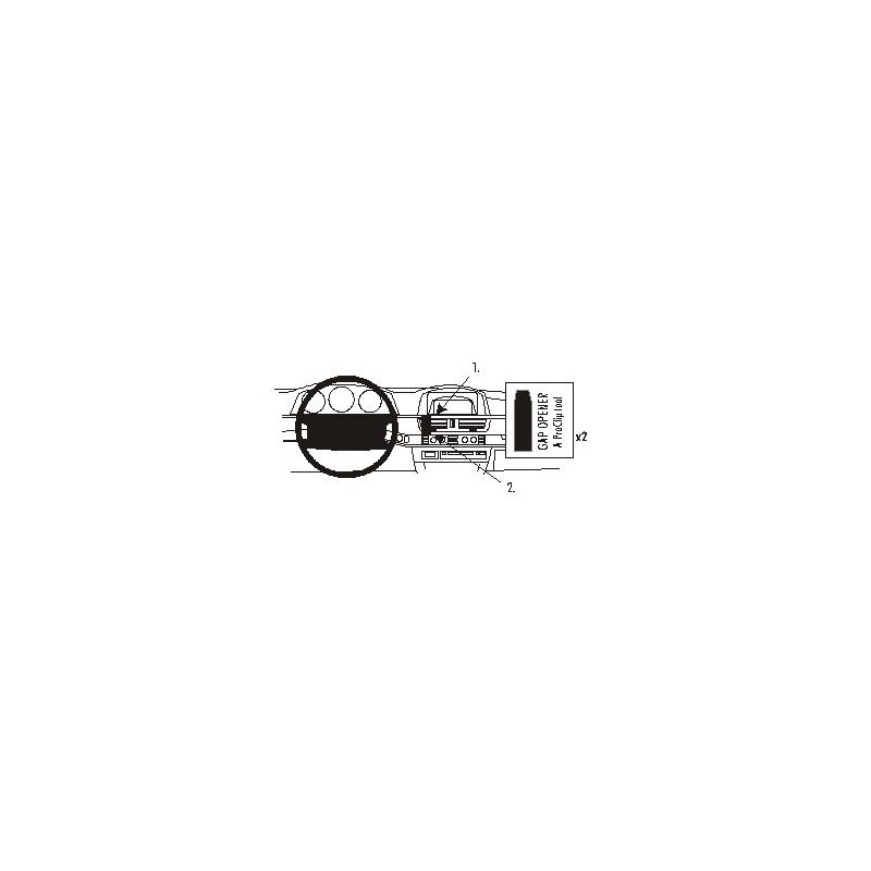 Brodit ProClip Center Mount BMW 7-series E65 02-08 Brodit ProClip Center Mount BMW 7-series E65 02-08