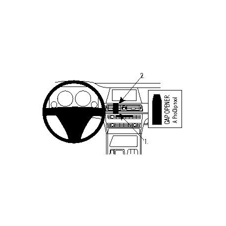 Brodit ProClip Center Mount BMW 7-series F01, F02 09-15