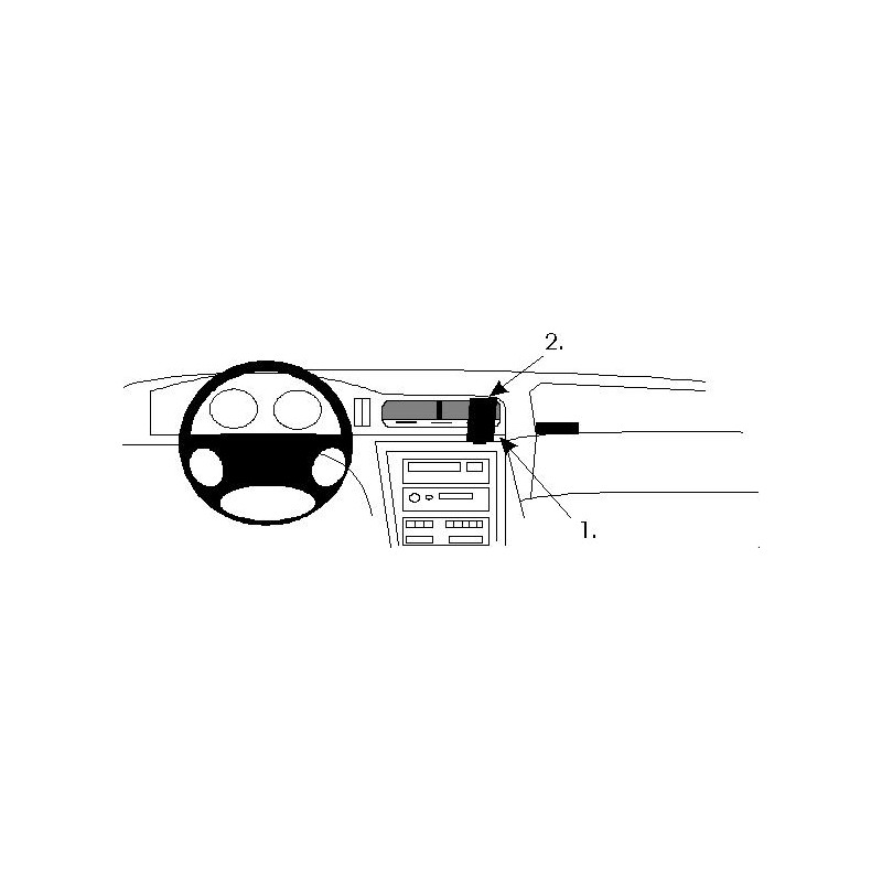 Brodit ProClip Center Mount BMW 8-series E31 90-01