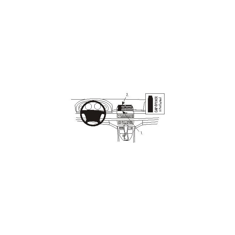 Brodit ProClip Center Mount - BMW X5 00-06 NOT nav sys Brodit ProClip Center Mount - BMW X5 00-06 NOT nav sys