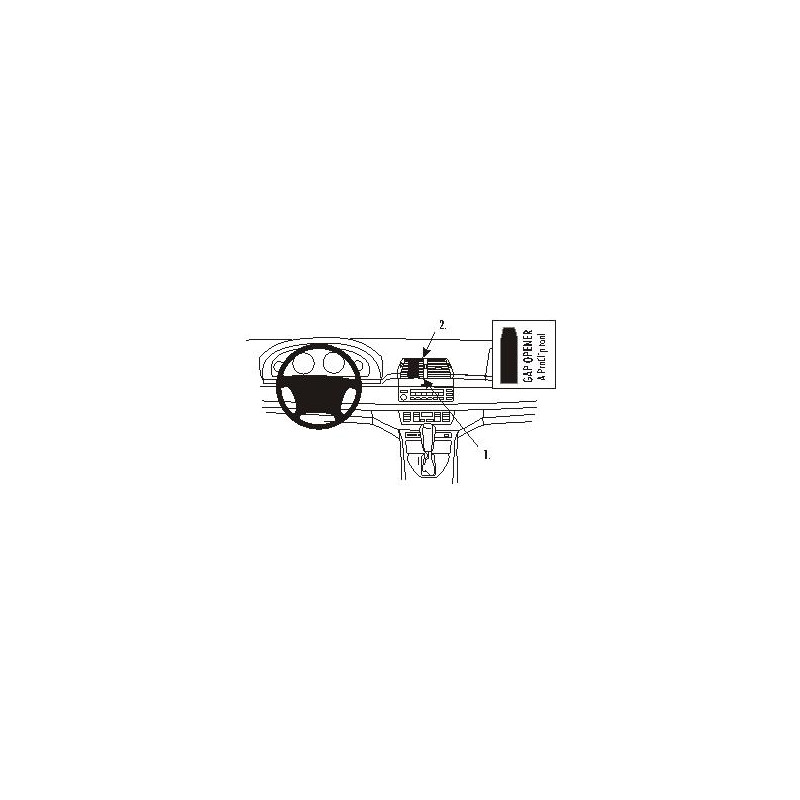 Brodit ProClip Center Mount - BMW X5 00-06 ONLY nav sys Brodit ProClip Center Mount - BMW X5 00-06 ONLY nav sys