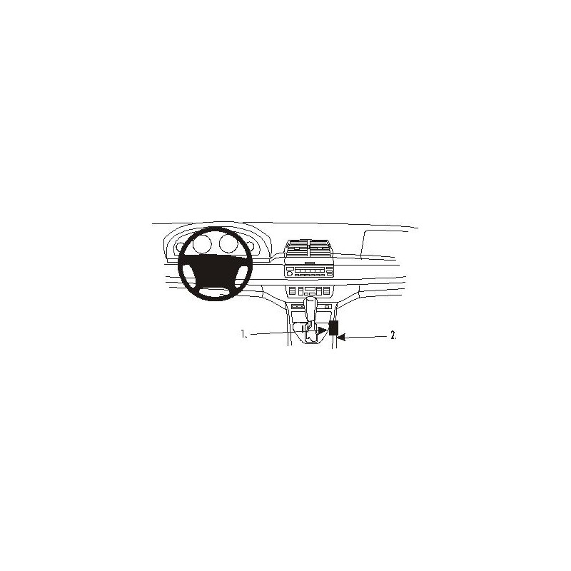 Brodit ProClip Console Mount - BMW X5 00-06 Brodit ProClip Console Mount - BMW X5 00-06