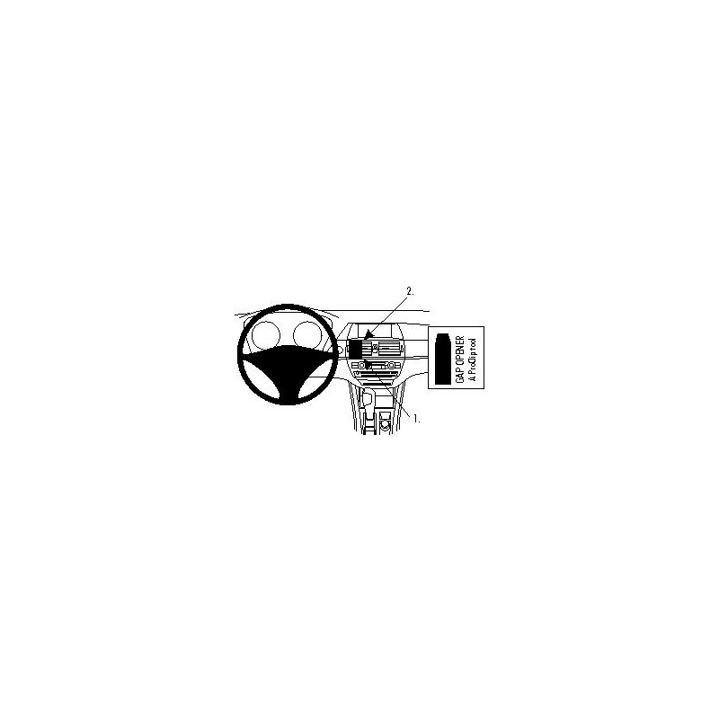 Brodit ProClip Center Mount - BMW X5 07-13 / X6 09-14 Brodit ProClip Center Mount - BMW X5 07-13 / X6 09-14