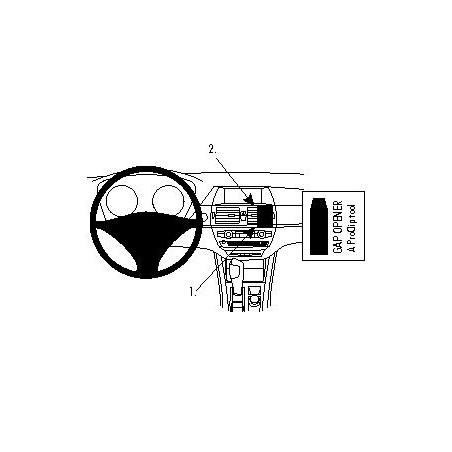 Brodit ProClip Angled Mount - BMW X5 07-13 / X6 09-14