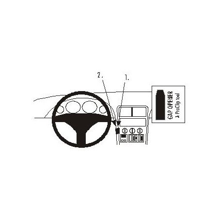Brodit ProClip Center Mount Low - BMW Z3 96-02