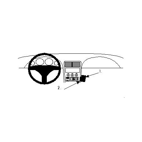 Brodit ProClip Angled Mount - BMW Z3 96-02