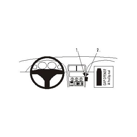 Brodit ProClip Angled Mount High - BMW Z3 96-02