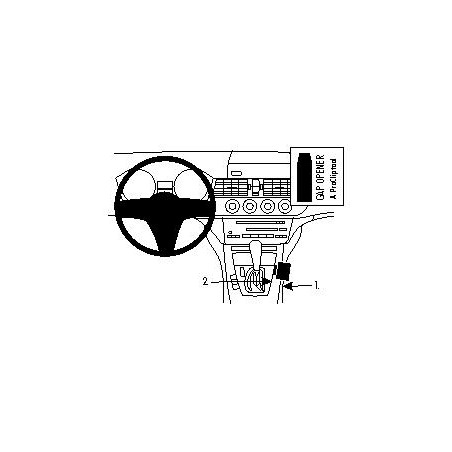 Brodit ProClip Console Mount - BMW Z4 09-16