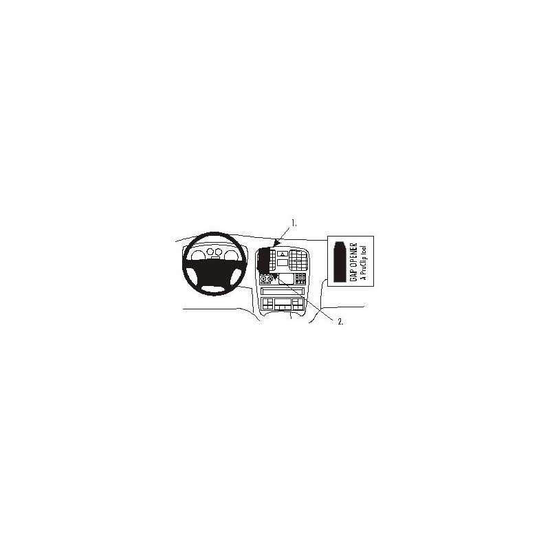 Brodit ProClip Center Mount KIA Magentis 01-06