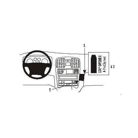 Brodit ProClip Angled Mount KIA Magentis 01-06