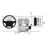 Brodit ProClip Angled Mount KIA Magentis 01-06