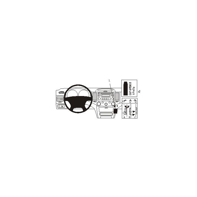 Brodit ProClip Angled Mount KIA Magentis 01-06 Brodit ProClip Angled Mount KIA Magentis 01-06