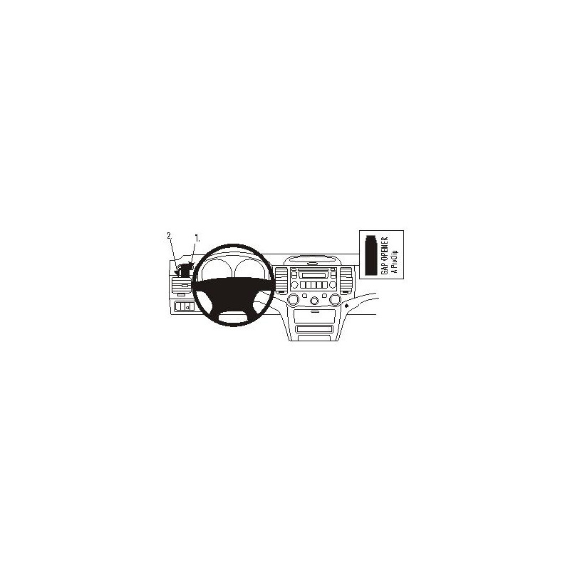 Brodit ProClip Left Mount KIA Magentis 07-10 KIA Optima 06-10 Brodit ProClip Left Mount KIA Magentis 07-10 KIA Optima 06-10