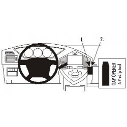 Brodit ProClip Angled  Mount - Kia Carens II 03-06