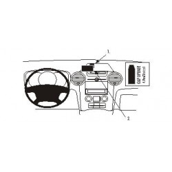 Brodit ProClip Center Mount Kia Carens III 07-13