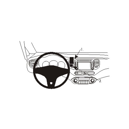 Brodit ProClip Center Mount Kia Carens IV 14-20