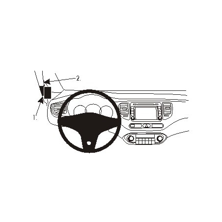 Brodit ProClip Left Mount Kia Carens IV 14-20
