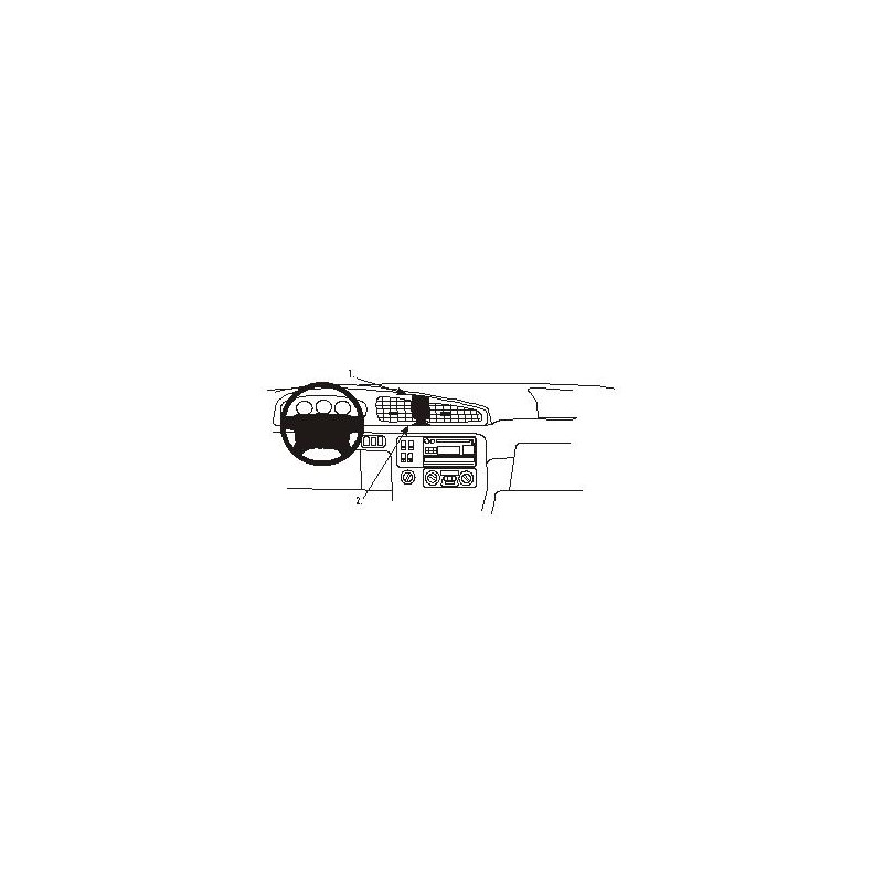 Brodit ProClip Center Mount Kia Carnival 00-01 Brodit ProClip Center Mount Kia Carnival 00-01
