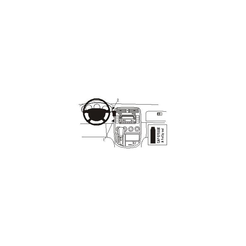 Brodit ProClip Center Mount Kia Carnival 02-05 Brodit ProClip Center Mount Kia Carnival 02-05