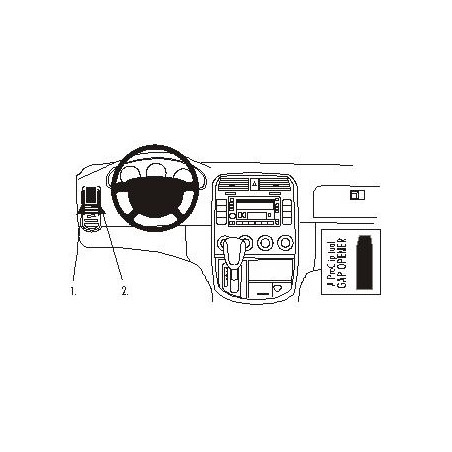 Brodit ProClip Left Mount Kia Carnival 02-05