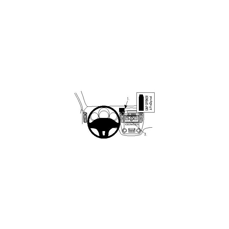 Brodit ProClip Center Mount Kia Ceed 10-12 Brodit ProClip Center Mount Kia Ceed 10-12