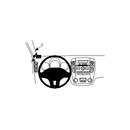 Brodit ProClip Left Mount Kia Ceed 10-12