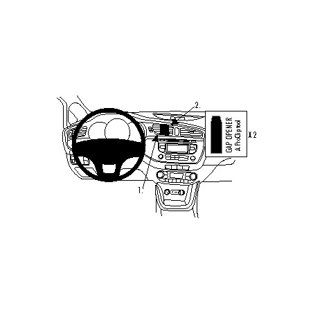 Brodit ProClip Center Mount Kia Ceed 12-15