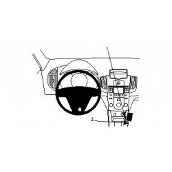 Brodit ProClip Console Mount Kia Cerato 10-11