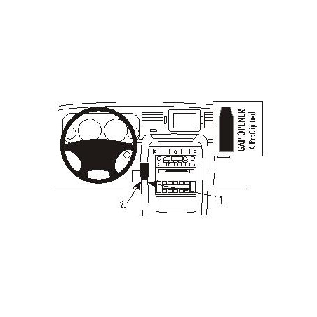 Brodit ProClip Center mount Kia Opirus 03-07