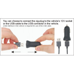 Brodit Aktiv Bilholder Apple iPad Air 2 (A1566, A1567)  m.fl.- Aktiv holder med cigg-kontakt (521684)
