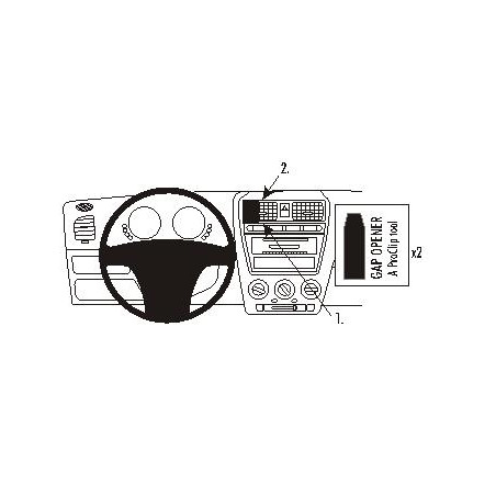 BRODIT ProClip Center Mount Kia Picanto 05-11