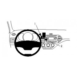 BRODIT ProClip Center Mount Kia Picanto 11-17
