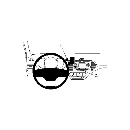 BRODIT ProClip Center Mount Kia Picanto 11-17
