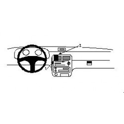 BRODIT ProClip Center Mount Kia Pride 96-97