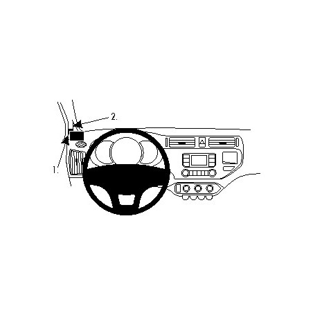 Brodit ProClip Left Mount Kia Rio 12-17