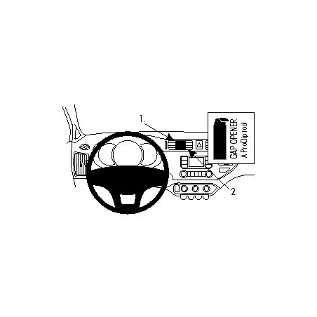 Brodit ProClip Center Mount Kia Rio 12-14