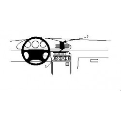 Brodit ProClip Center Mount Kia Sephia 95-97