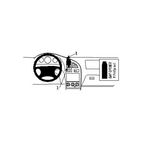 Brodit ProClip Center Mount Kia Sephia 98-00/Shuma 98-00
