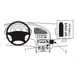 Brodit ProClip Angled Mount Kia Sephia II 01-06 / Shuma II 01-06