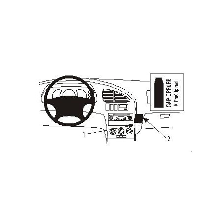 Brodit ProClip Angled Mount Kia Sephia II 01-06 / Shuma II 01-06