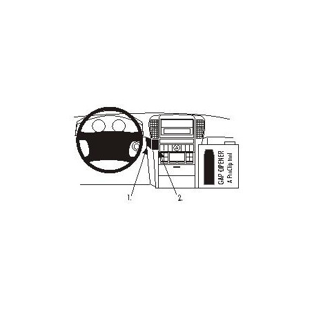 Brodit ProClip Center Mount Kia Sorento 02-07